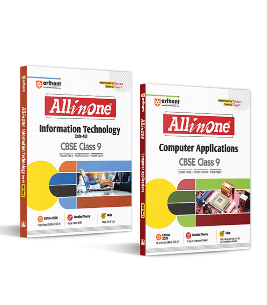 Combos of CBSE All in One class 9th Exam 2025-26 | Information Technology & Computer Application