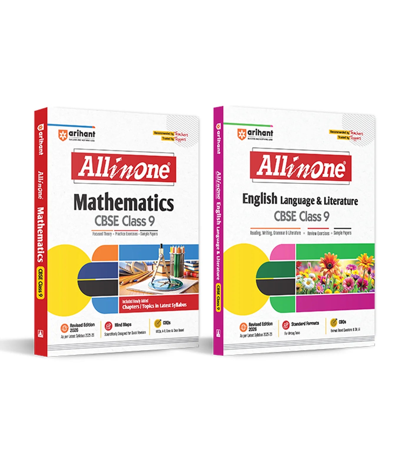 Combo of CBSE Class 9th Exam 2025-26 | Mathematics & English Lang.