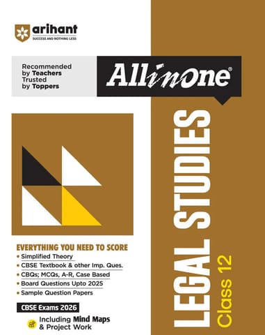 Class 12 Legal Studies All in One | Arihant | Latest Edition