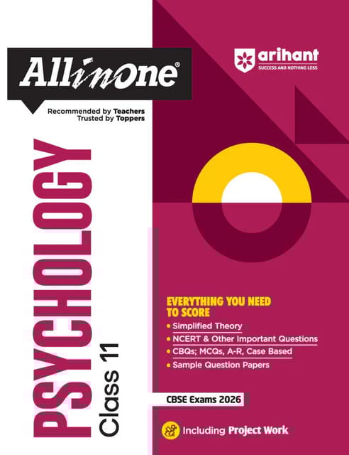 CBSE All in One Psychology Class 11 Exam 2026