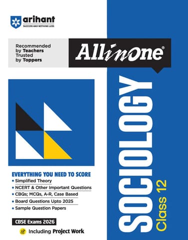 Class 12 Sociology Science All in One | Arihant | Latest Editionn