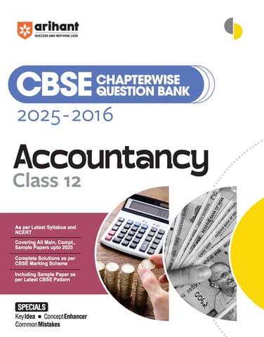 Arihant CBSE Chapter wise Question Bank Accountancy Class 12 | Latest Edition