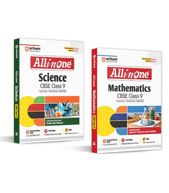 Arihant Combo CBSE All in One Science and Mathematics Class 9 | Latest Edition