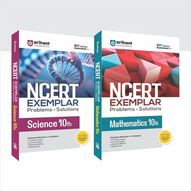Arihant Combo of NCERT Exemplar Science and Mathematics Class 10 | Latest Edition