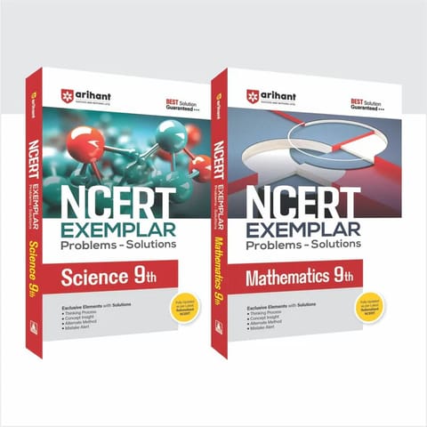 Arihant Combo of NCERT Exemplar Science and Mathematics Class 9 | Latest Edition