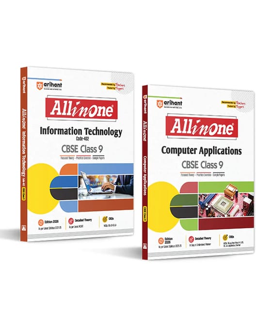 Combos of CBSE All in One class 9 Exam 2026 | Information Technology and Computer Application