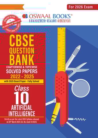 Class 10 Artificial Intelligence Question Bank | Oswaal | Latest Edition