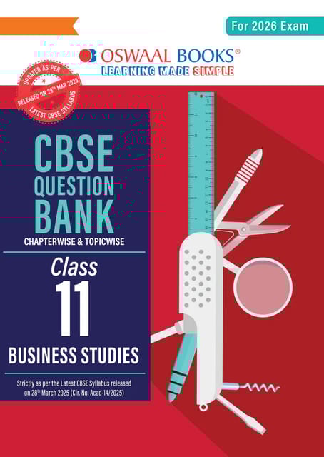Class 11 Business Studies Question Bank | Oswaal | Latest Edition