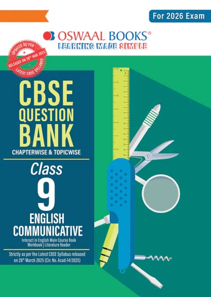 Class 9 English Communicative Question Bank | Oswaal | Latest Edition