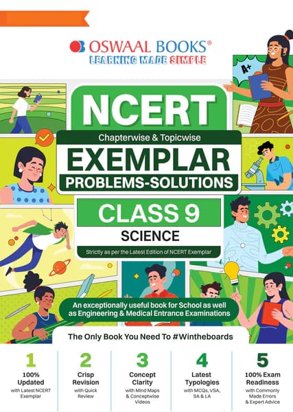 NCERT Exemplar (Problems Solutions) Class 9 Science Book for Latest Exam
