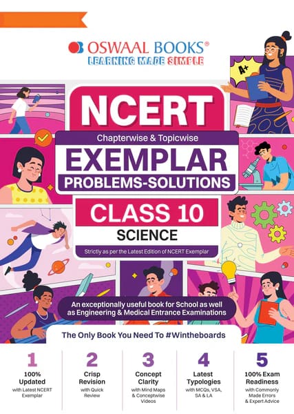 Class 10 Science NCERT Exemplar Problems Solutions | Oswaal | Latest Edition