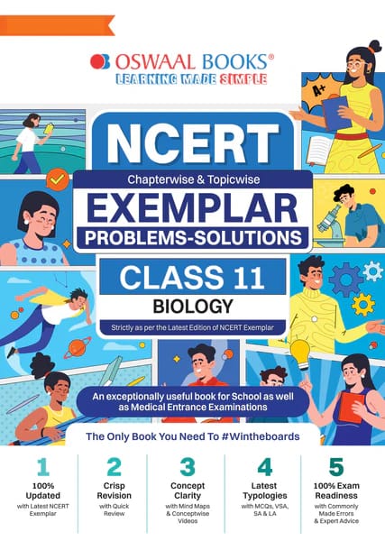 NCERT Exemplar (Problems Solutions) Class 11 Biology Book for Latest Exam