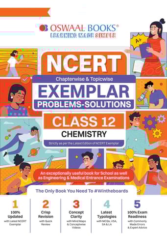 NCERT Exemplar (Problems Solutions) Class 12 Chemistry Book for Latest Board Exam