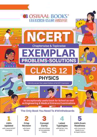 NCERT Exemplar (Problems Solutions) Class 12 Physics Book for Latest Board Exam