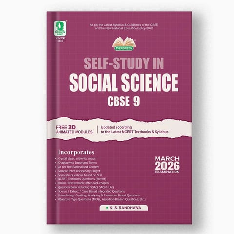 Self Study Social Science Class 9 | Evergreen | Latest Edition