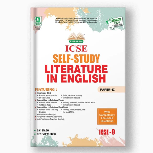 ICSE Self Study in Literature in English 9 (PAPER 2)