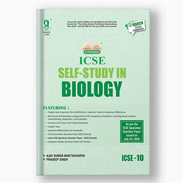 ICSE Self STUDY IN BIOLOGY 10