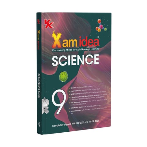 Xam idea Class 9 Science (2026) | Latest CBSE Syllabus| NEP 2020 and NCFSE 2023 Aligned | With Competency Focused and Free Response Qs | Self Assessment Tests