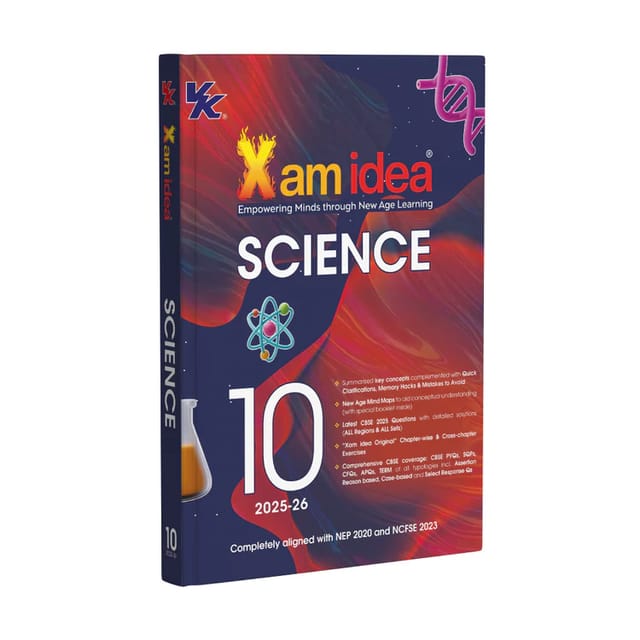Xam idea Class 10 Science (2026) | Latest CBSE Syllabus | Key Concepts | Mind Maps with Special Booklet | Cross Chapter-wise Exercise | Comprehensive coverage