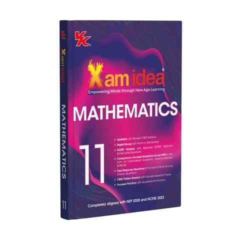 Xam idea Class 11 Mathematics (2026) | Latest CBSE Syllabus | Rapid Recap | Competency-Focused and Free Response Qs
