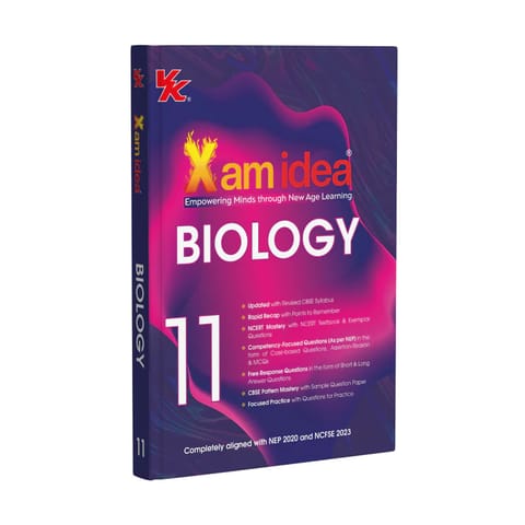 Xam idea Class 11 Biology (2026) | Latest CBSE Syllabus| NEP 2020 and NCFSE 2023 Aligned | With Competency Focused and Free Response Qs | Self Assessment Tests