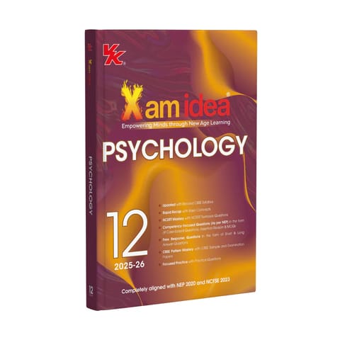 Xam idea Class 12 Psychology | CBSE 2026 | NEP and NCFSE Aligned | NCERT Based | Practice Questions and Sample Papers