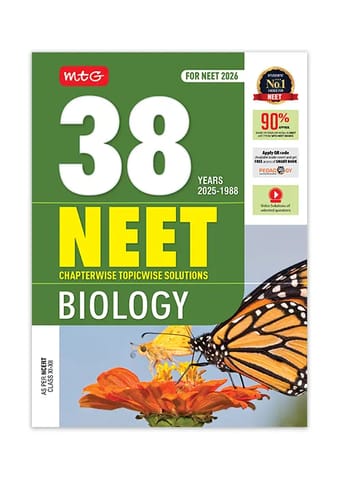 38 Years NEET Biology PYP with Chapterwise Topic wise Solutions for NEET 2026 Exam Get Free access of Smart Book and Video Solutions (Based on Latest Syllabus) #NEET38YearsOnTheGo