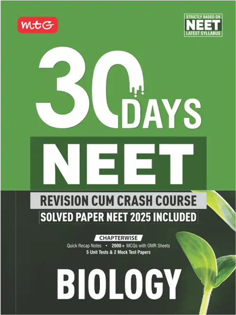 30 Days Crash Course Biology for NEET 2026 Exam