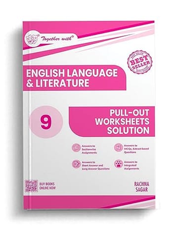 Together with CBSE Question Bank Class 9 English Language and Literature POW (Pull out Worksheets) Solution for 2026 Exam (Chapterwise and Topic wise)