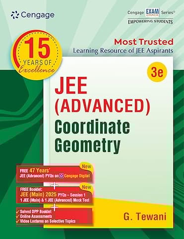 Cengage JEE Advanced Coordinate Geometry with Free Online Assessments and Digital Content