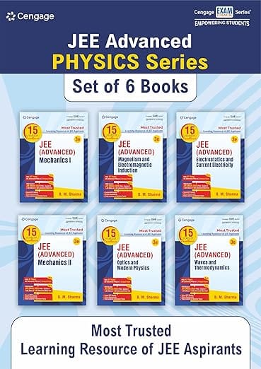 Cengage Physics Combo for JEE Advanced Mechanics 1 + Mechanics 2 + Magnetism and Electromagnetic Induction + Electrostatics and Current Electricity + Optics and Modern Physics + Waves and Thermodynamics Set of 6 Books