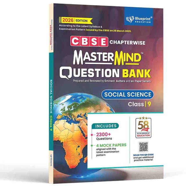 CBSE Social Science Question bank Class 9 Exam 2026