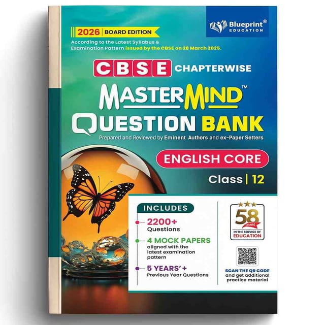 CBSE Question Bank Class 12 English Core 2026