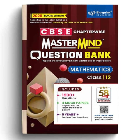 CBSE Question Bank Class 12 Mathematics 2026 For Board Exam