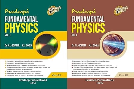 Pradeep's Fundamental Physics Class 12 (Volume 1 AND 2) | Latest Edition