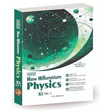 DINESH New Millennium PHYSICS Book for Class 11 (2026 Session) with Free NCERT Textbook Solutions | Complete CBSE Syllabus Coverage (Set of 3 Books)