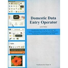 Domestic Data Entry Operator Textbook for Class 10 (Including Binding)