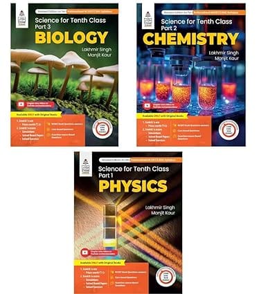Schand Lakhmir Singh CBSE Physics, Chemistry and Biology for Class 10 [Set of 3 Books] Latest for 2026 Session