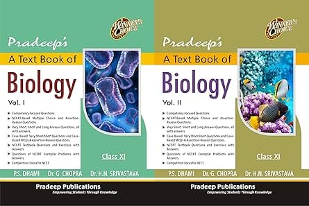 Pradeep's A Text Book of Biology for Class 11 (Examination 2026)