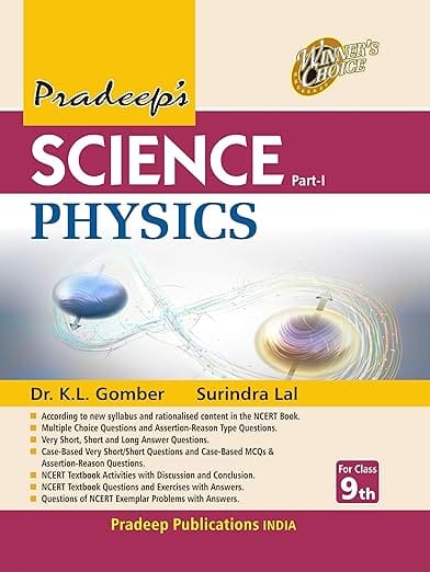 Pradeep's Science Part 1 Physics for Class 9 Examination 2026