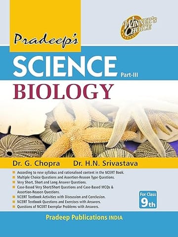 Pradeep's Science Part 3 Biology for Class 9 Examination 2026