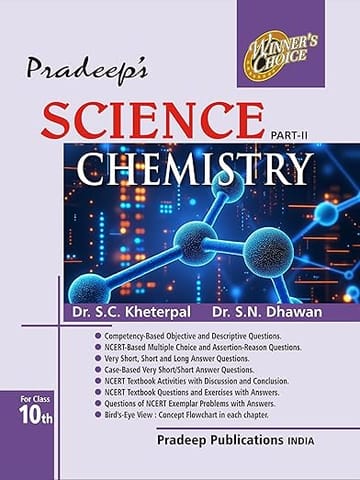 Pradeep's Science Chemistry Part 2 for Class 10 Examination 2026