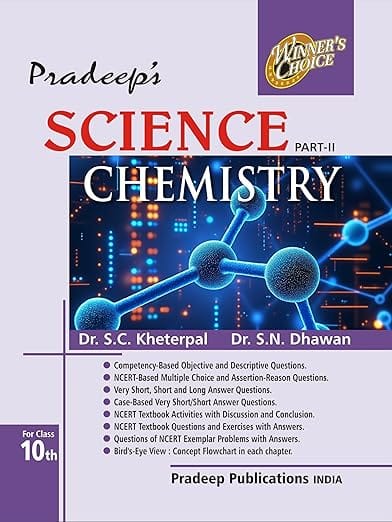 Pradeep's Science Chemistry Part 2 for Class 10 Examination 2026