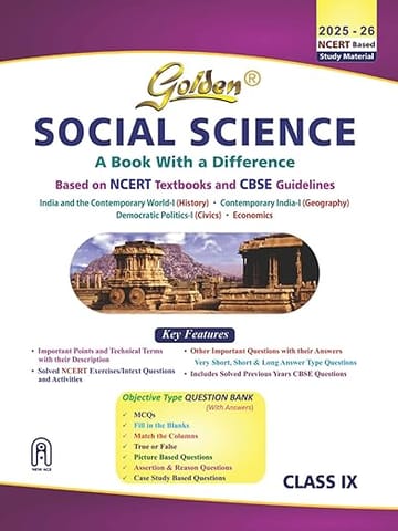 Golden Social Science Guide Class 9 Based on NEW NCERT