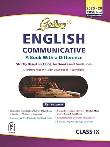 Golden English Communicative Guide Class 9 Based on New NCERT
