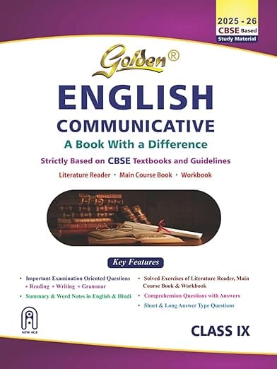 Golden English Communicative Guide Class 9 Based on New NCERT