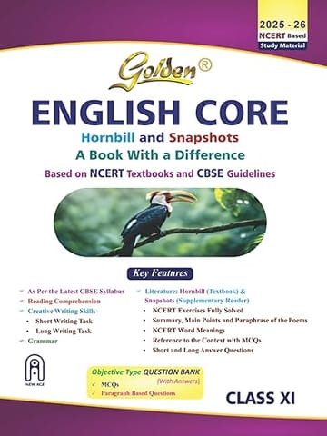 Golden English Guide Class 11 Based on NEW NCERT Hornbill and Snapshots