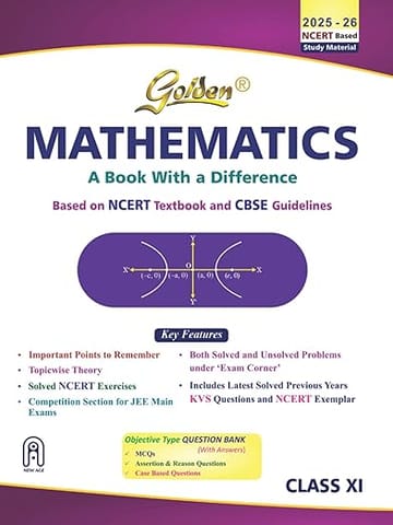 Golden Mathematics Guide Class 11 Based on NEW NCERT