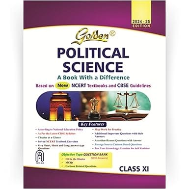 Golden Political Science Guide Class 11 Based on NEW NCERT