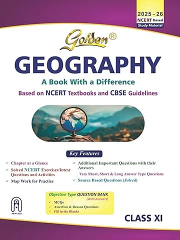 Golden Geography Guide Class 11 based on NEW NCERT